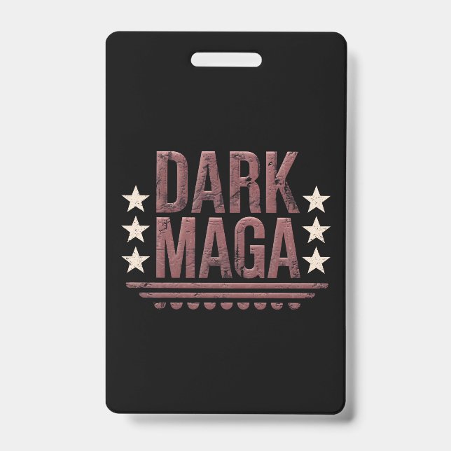 Funny DARK MAGA 2024 Badge (Front)