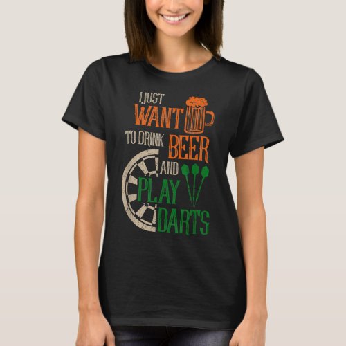 Funny Dart Apparel Men Women Dart T_Shirt