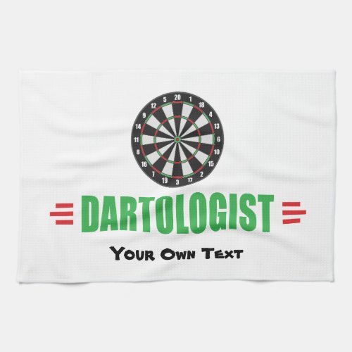 Funny Dart Game Lover Kitchen Towel