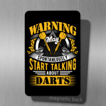 Funny Dart Warning - Dart Fan