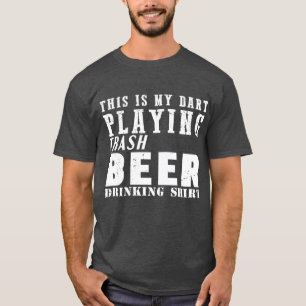 Funny darts beer saying darts motif dart player gi T-Shirt