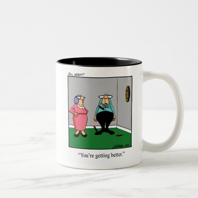 Funny Darts Humor MUg (Right)