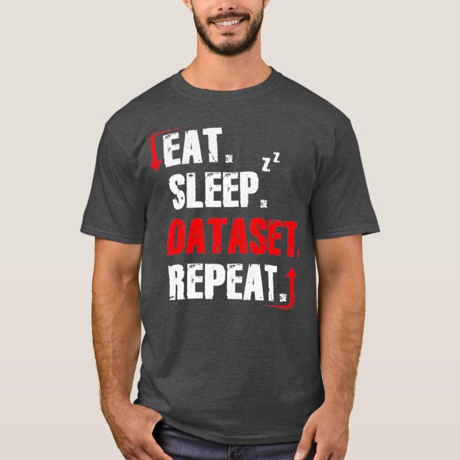 Funny Data Analyst Definition Data Scientist T-Shirt (Front)