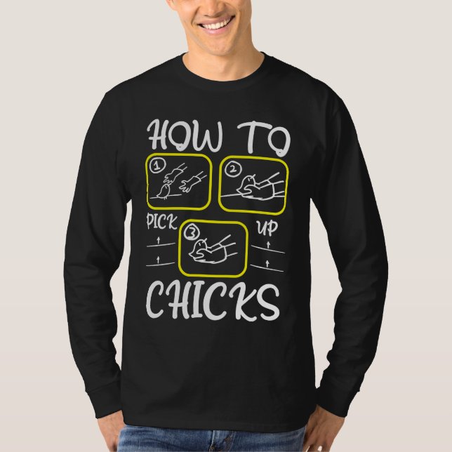 Funny Dating Coach How To Pick Up Chicks Speed Dat T-Shirt (Front)