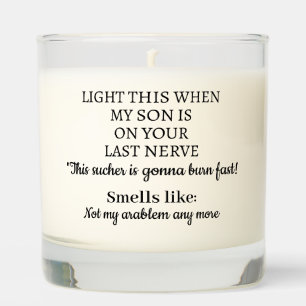 Funny Daughter in law  Scented Candle