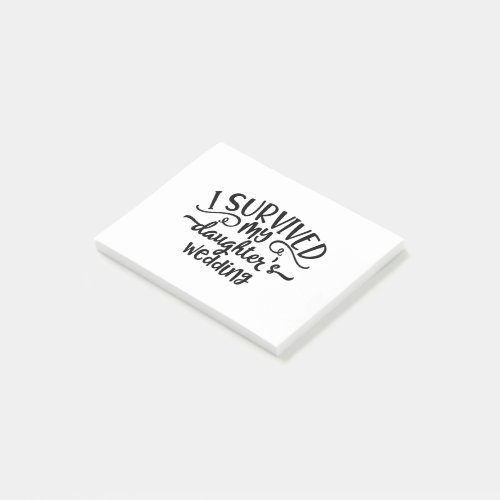 Funny Daughters Wedding Design Post_it Notes