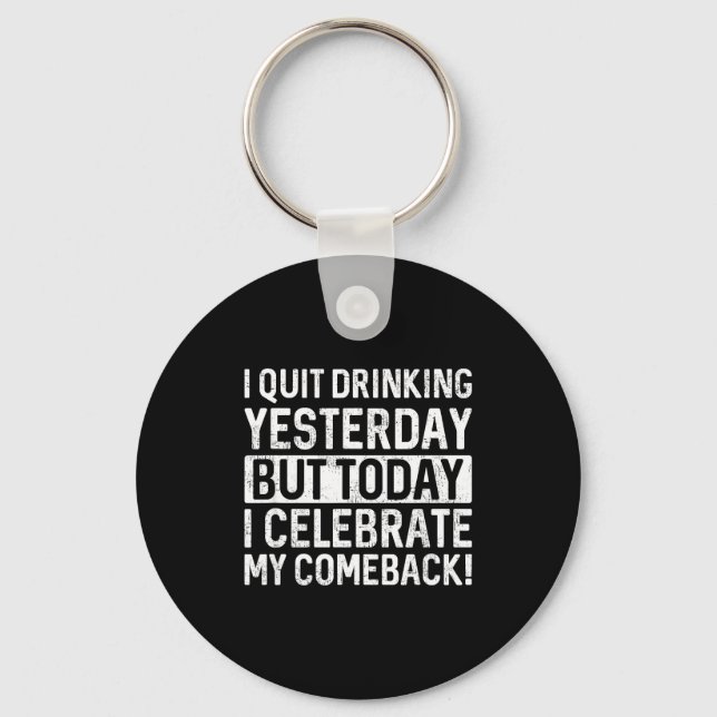 Funny Day Drinking Shirts Men Women Adult Humor Dr Keychain (Front)