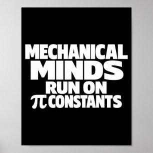 Funny day mechanical engineer march 14 humor Funny Poster