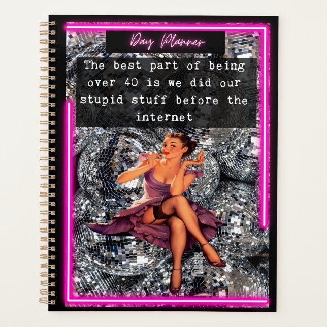 Funny Day Planner/Journal For Women Sassy-Internet Planner (Front)