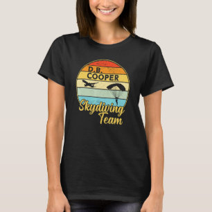 Funny Db Cooper Skydiving Team 1971 Vintge Skyjack T-Shirt