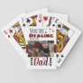 Funny Dealing with the Best Dad One Photo Playing Cards