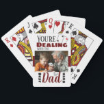 Funny Dealing with the Best Dad One Photo Poker Cards<br><div class="desc">Funny "Dealing with the Best Dad Ever" playing card deck. All text is adjustable. Great for family game night or anytime you want your opponent to keep to their own! One Photo Option</div>