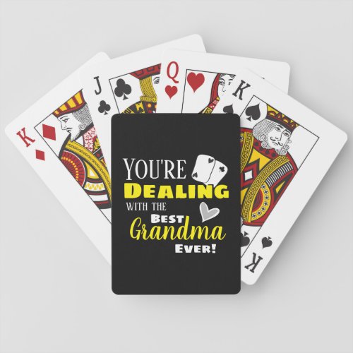 Funny Dealing with the Best Grandma Poker Cards