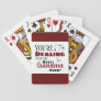Funny Dealing with the Best Grandma Wine Playing Cards