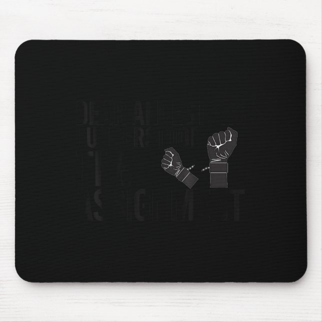 Funny Dear Ancestors I Understood The Ignment June Mouse Pad (Front)