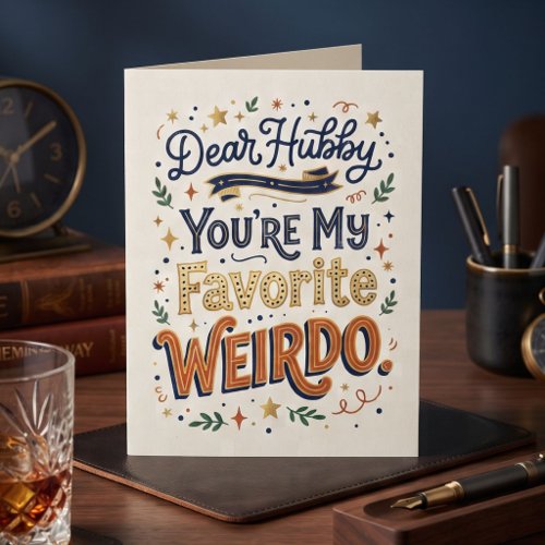 Funny Dear Hubby | Husband's Birthday Card