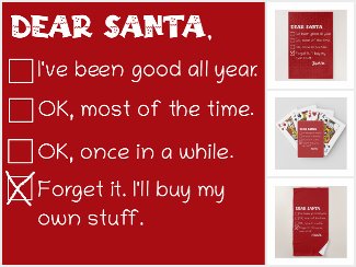 Funny Dear Santa I've Been Good Holiday Checklist