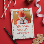 Funny Dear Santa Photo Christmas  Holiday Card<br><div class="desc">Funny 'Dear Santa let me explain! Christmas Holiday Card. Send Christmas greetings with this fun and festive holiday flat card. It features a hand-lettered quote and simple typography. Personalize by adding name and photo.</div>