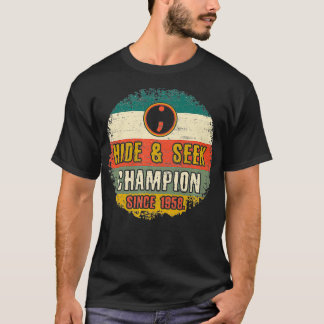 Funny Debugging Hide And Seek Champion Coding T-Shirt
