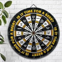 Funny Decision Maker - Beer Drinker Edition Dart Board