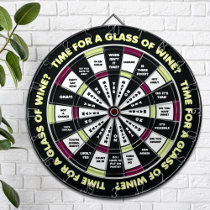 Funny Decision Maker - Wine Drinker Edition Dartboard