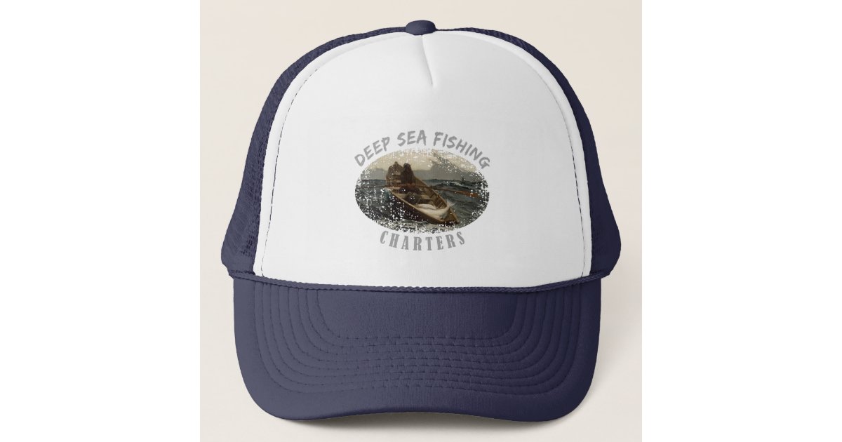 Funny Deep Sea Fishing Charters Trucker Hat