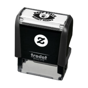 Funny "Deep State Secret Agent" Self-inking Stamp