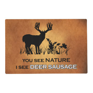 Funny Deer Hunter Placemat