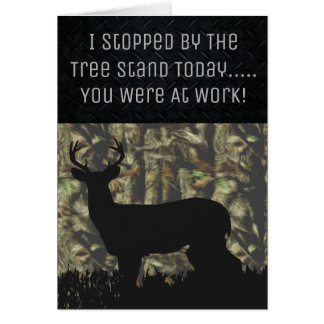Deer Hunting Birthday Greeting Cards | Zazzle