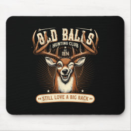 Funny Deer Hunting Birthday Pun For Men's 50th Bir Mouse Pad