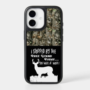 Funny Deer Hunting Camouflage Quote Men's iPhone 17 Case