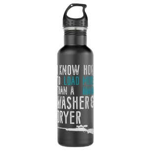 Funny Deer Hunting Gift For Women Hunting Stainless Steel Water Bottle