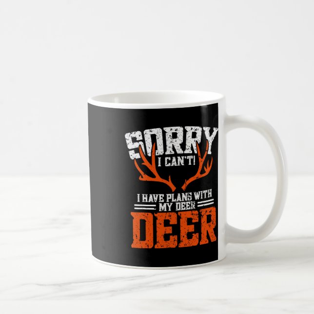 Funny Deer Hunting Outfit - Deer Hunting  Coffee Mug (Right)