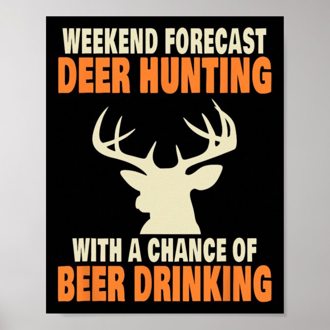 Funny Deer Hunting  Poster (Front)
