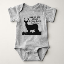 Funny Deer Hunting Season Dad Quote Baby Bodysuit Funny Deer Hunting Season Dad Quote Baby Bodysuit