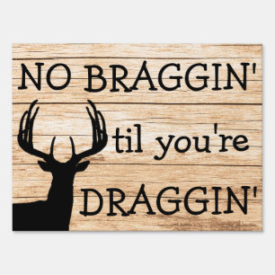 Funny Deer Hunting Sign