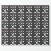 Funny Deer Stand Deer Hunting Sniper Hunter Wrapping Paper (Flat)