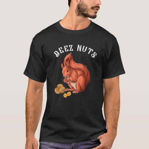 Funny Deez Nuts Nutcracker Christmas Xmas Sarcasti T_Shirt