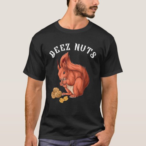 Funny Deez Nuts Nutcracker Christmas Xmas Sarcasti T_Shirt