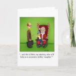 Funny "Define Naughty" Christmas Card