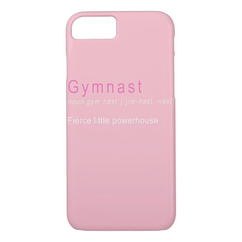 Funny Definition of A gymnast Gift Design for iPhone 87 Case