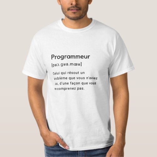Funny definition of programmer T_Shirt