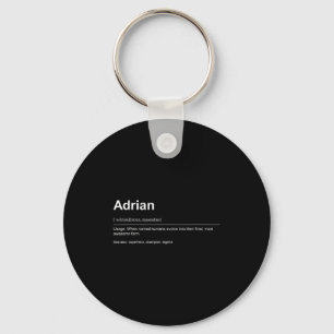 Funny Definition Quote For The Name Adrian _ Keychain