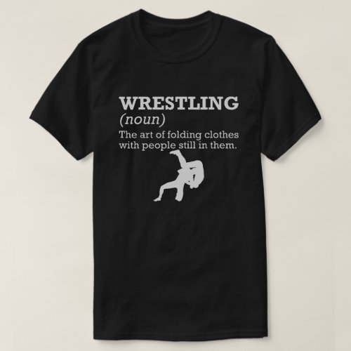 Funny Definition Wrestling Wrestler  T_Shirt