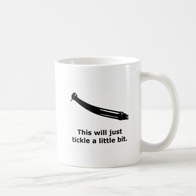 funny dental dry humor coffee mug (Right)