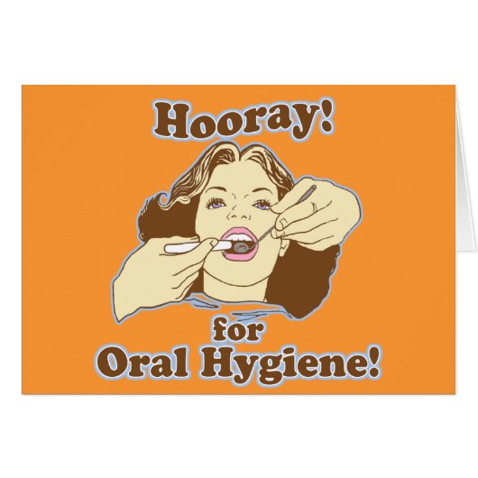 Funny Dental Hygienist Cards (Front Horizontal)