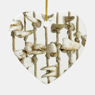 Funny Dental Photography Extracted Teeth Dentist Ceramic Ornament