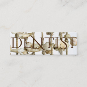 Funny Dental Photography Extracted Teeth Dentist Mini Business Card
