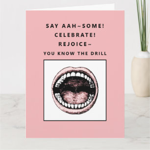 Funny Dental School Graduation Card