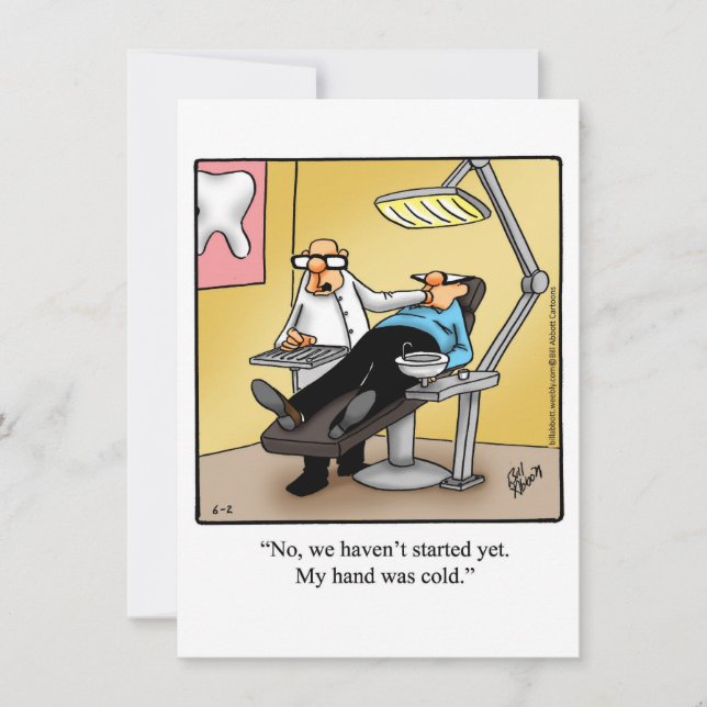 Funny Dental School Graduation Party Invitations (Front)